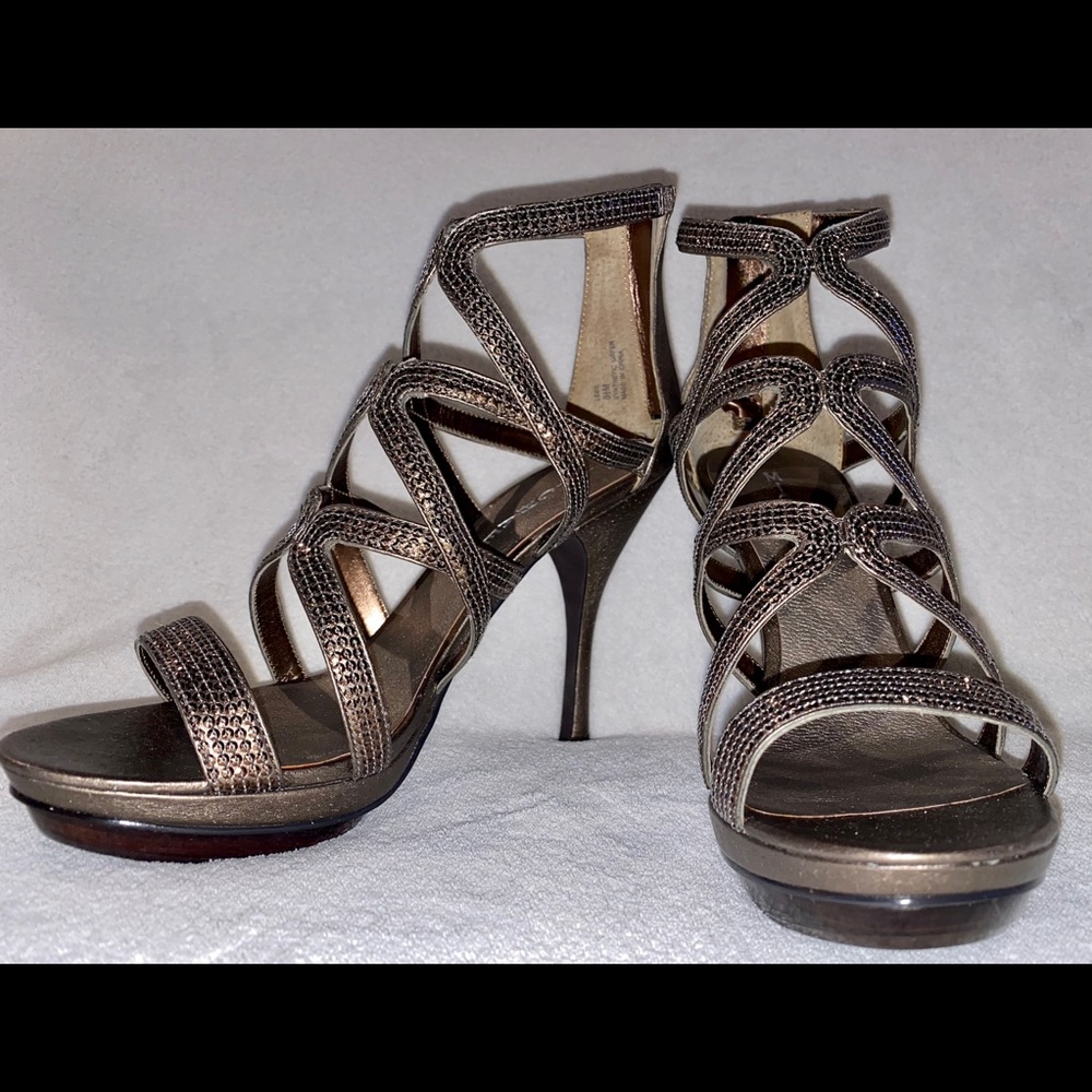 Michael Lexie shoes, Pewter color